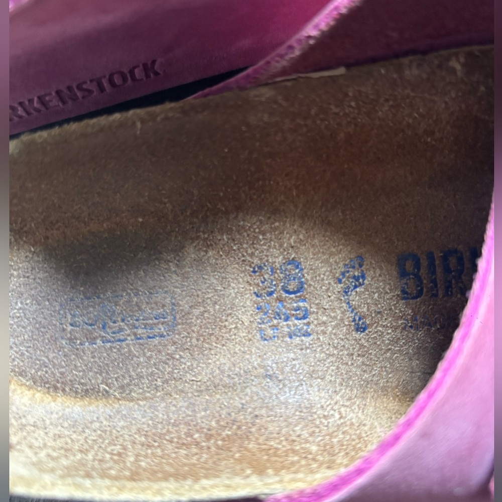 RARE pink classic arizona Birkenstock sandals - Picture 2 of 5